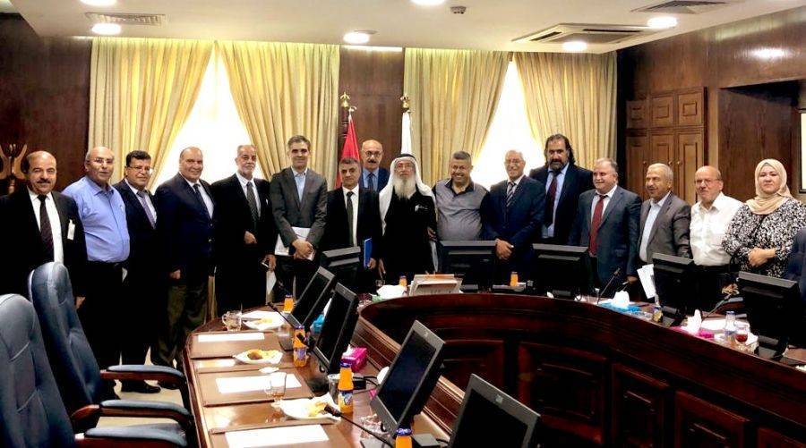 الرحاحلة يلتقي الهيئة الإدارية الجديدة لجمعية متقاعدي الضمان