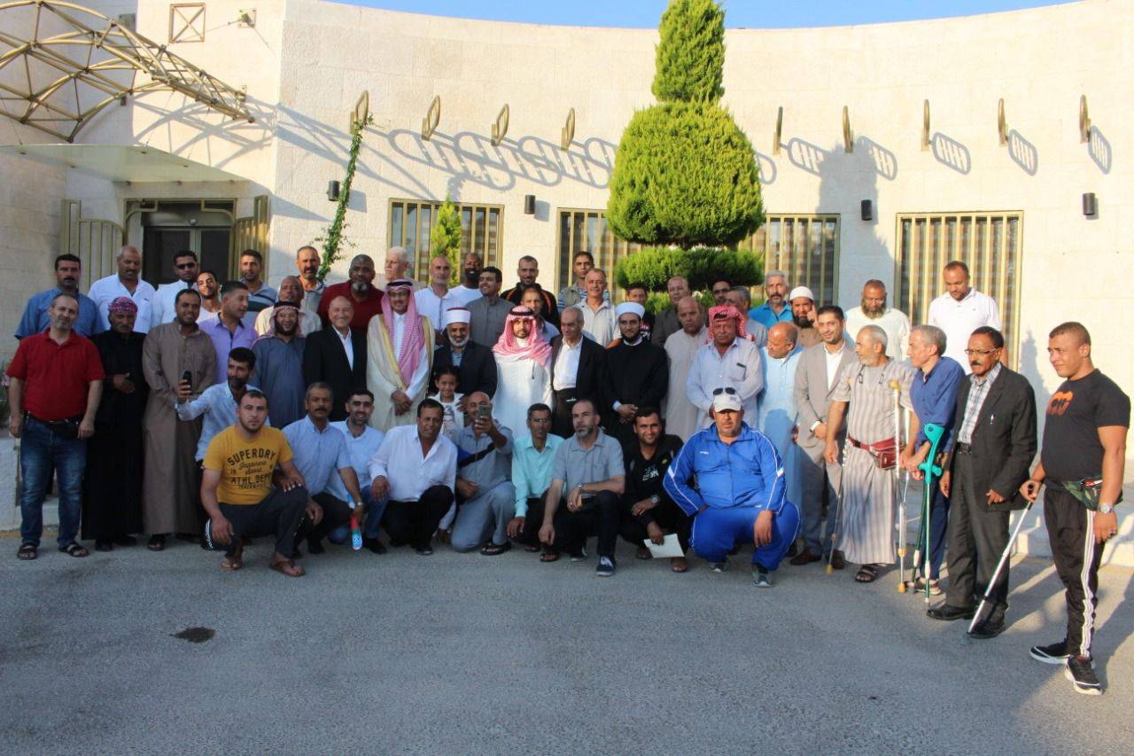 انطلاق بعثة حج الهيئة الهاشمية للمصابين العسكريين على نفقة خادم الحرمين الشريفين
