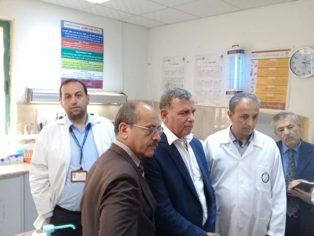 وزير الصحة يتفقد مستشفى النسائية والاطفال في المفرق . 