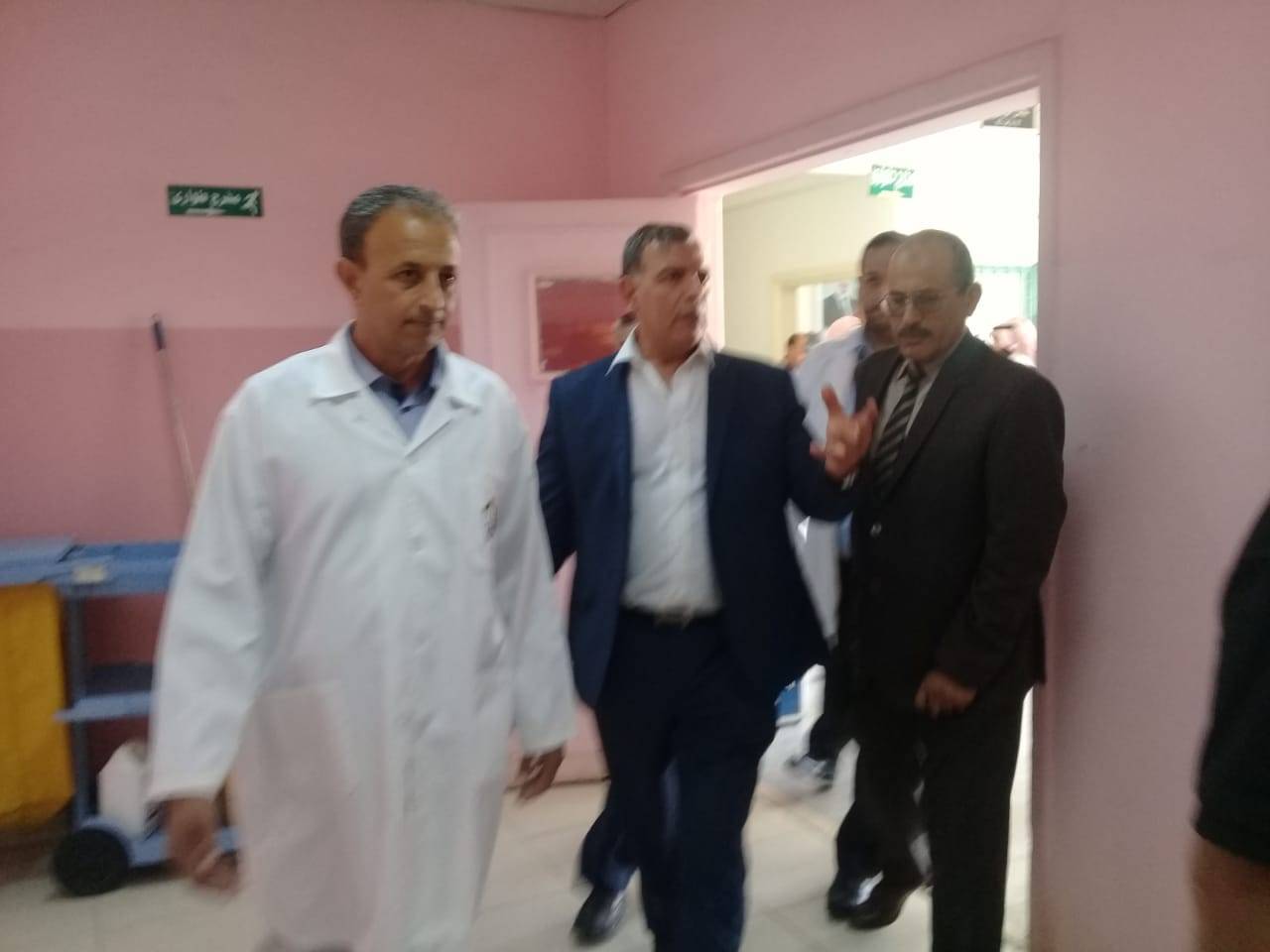 وزير الصحة يتفقد مستشفى النسائية والاطفال في المفرق . 