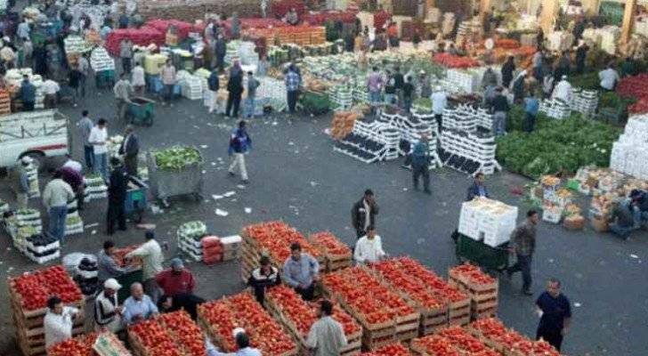 2251 طن خضار، و 924 طن فواكه، و 305 اطنان ورقيات ترد السوق المركزي