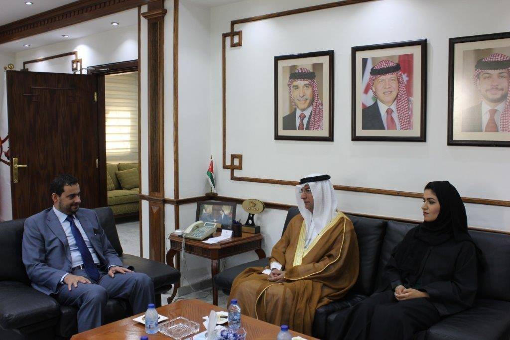 سفير الإمارات لدى الأردن يرافقه وفد اكسبو 2020 دبي يلتقون وزراء ومسؤولين في المملكة