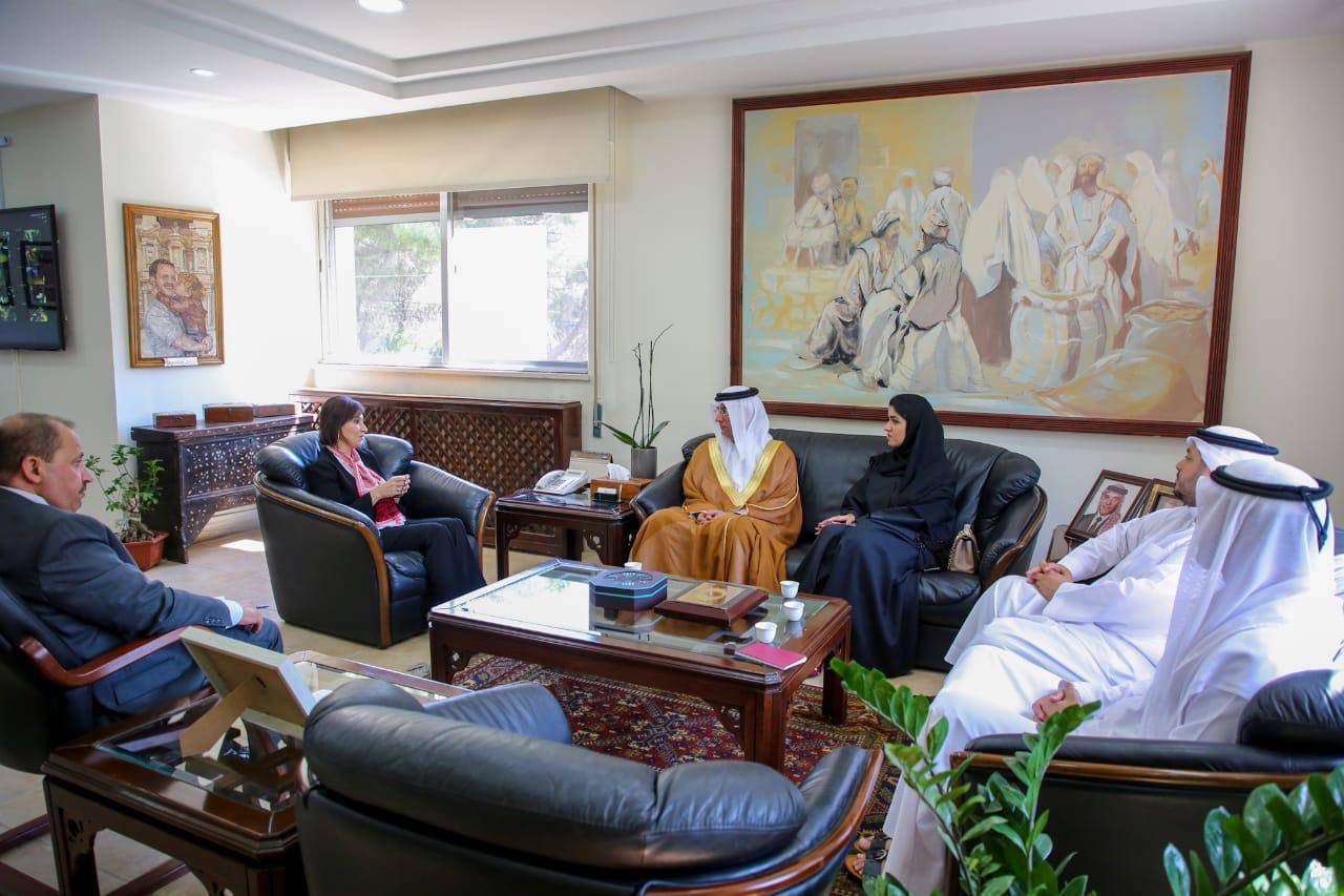 سفير الإمارات لدى الأردن يرافقه وفد اكسبو 2020 دبي يلتقون وزراء ومسؤولين في المملكة