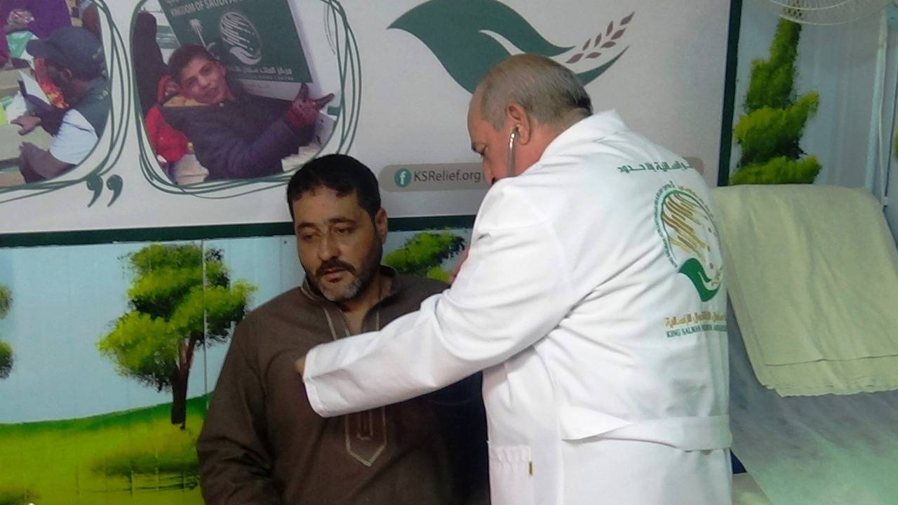 عيادات مركز الملك سلمان للإغاثة تتعامل مع اكثر من 20 الف حالة مرضية في مخيم الزعتري خلال شهر يوليو من العام 2019 م