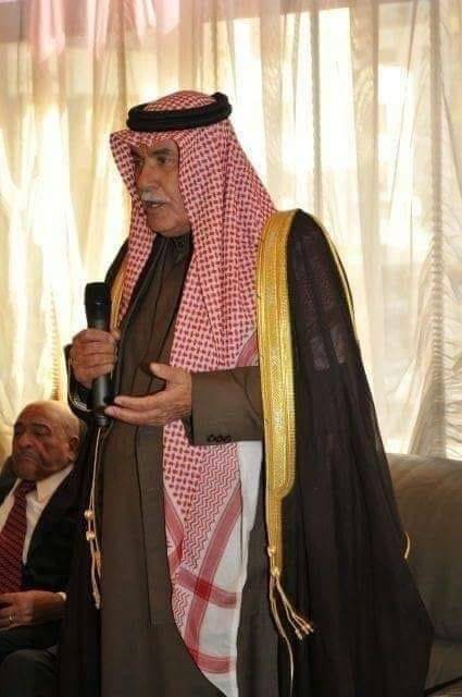 القاضي العشائري الشيخ بركات محمد مطيع الزهير الجبور في ذمة الله