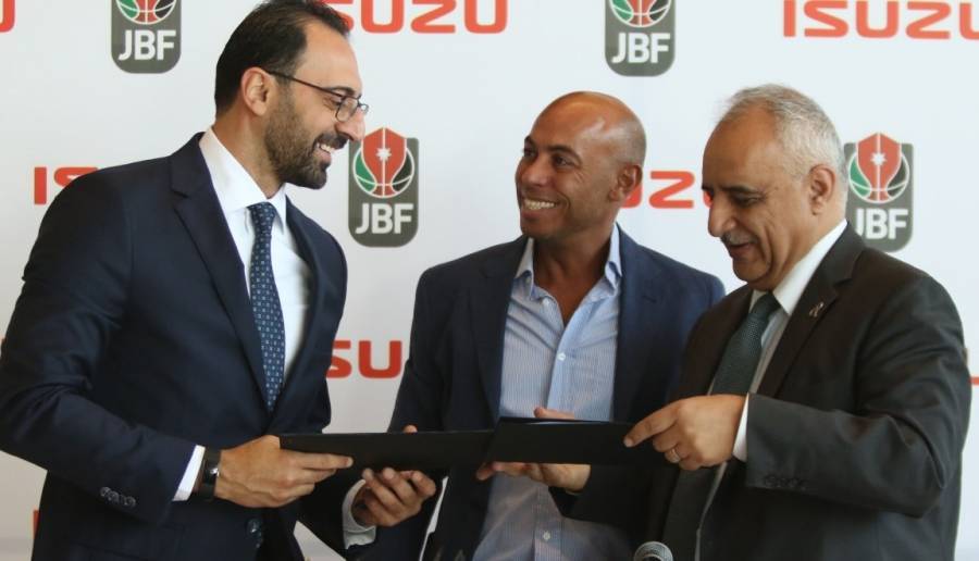 بحضورالمنتخب الوطني لكرة السلة “صقور الاردن” ايسوزو الأردن والاتحاد الأردني لكرة السلة يجددان اتفاقية راعي السيارات الحصري لكرة السلة الأردنية