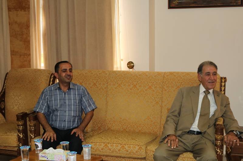 تبادل التهاني بمناسبة عيد الأضحى في جامعة الحسين بن طلال