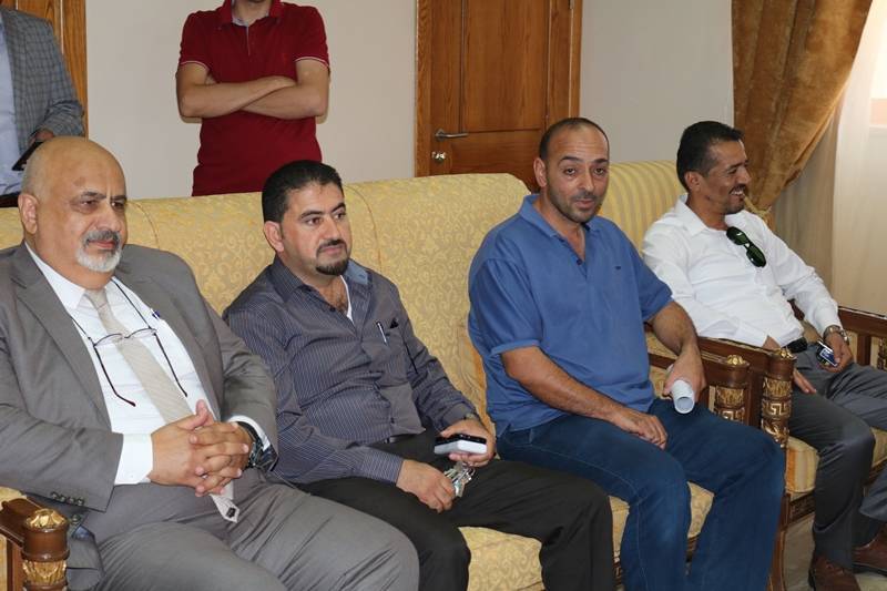 تبادل التهاني بمناسبة عيد الأضحى في جامعة الحسين بن طلال