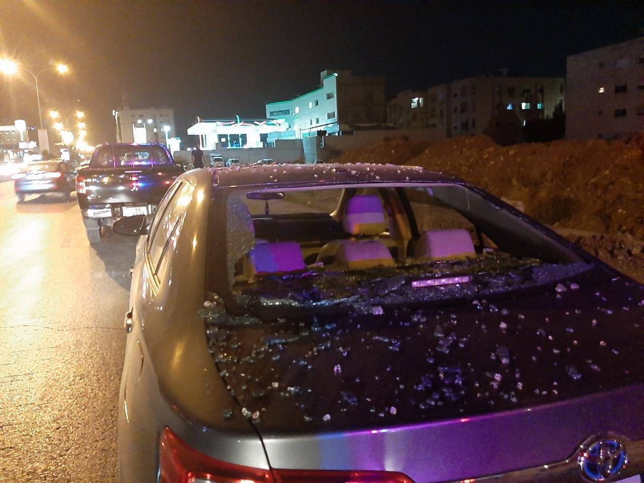 انفجار اسطوانة غاز في أحدالمطاعم بشارع المدينة المنورة 