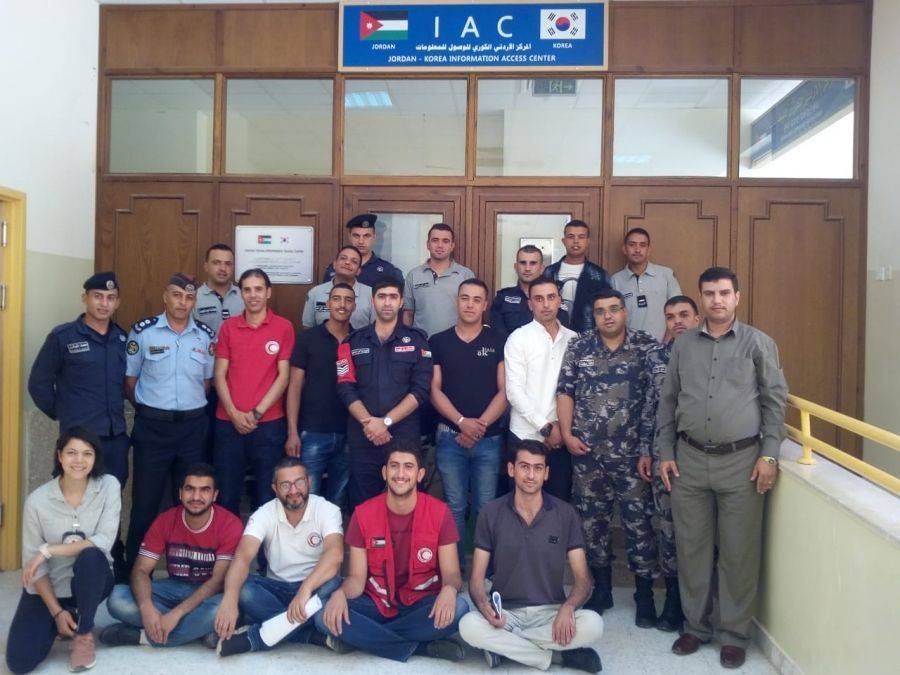 إختتام الورشة التدريبية (الإسعافات الأولية) في جامعة الحسين بن طلال