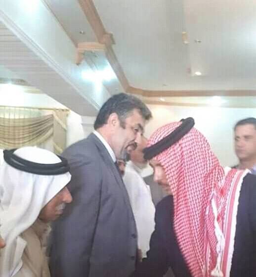 الامير حمزة يقدم واجب العزاء لعشيرة الشريدة 