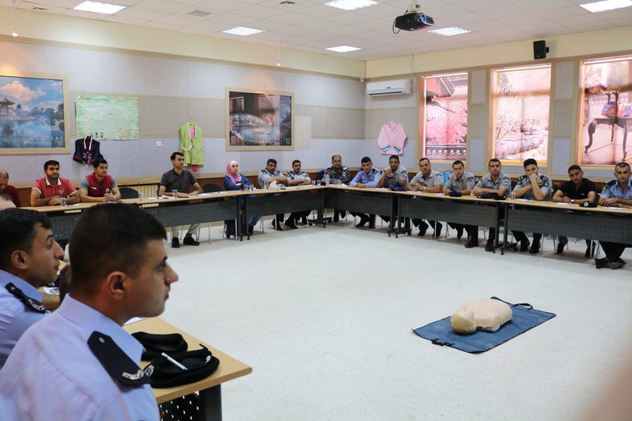 إختتام الورشة التدريبية (الإسعافات الأولية) في جامعة الحسين بن طلال