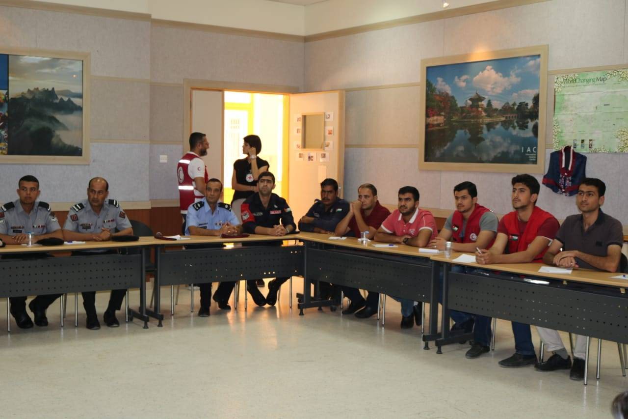 إختتام الورشة التدريبية (الإسعافات الأولية) في جامعة الحسين بن طلال