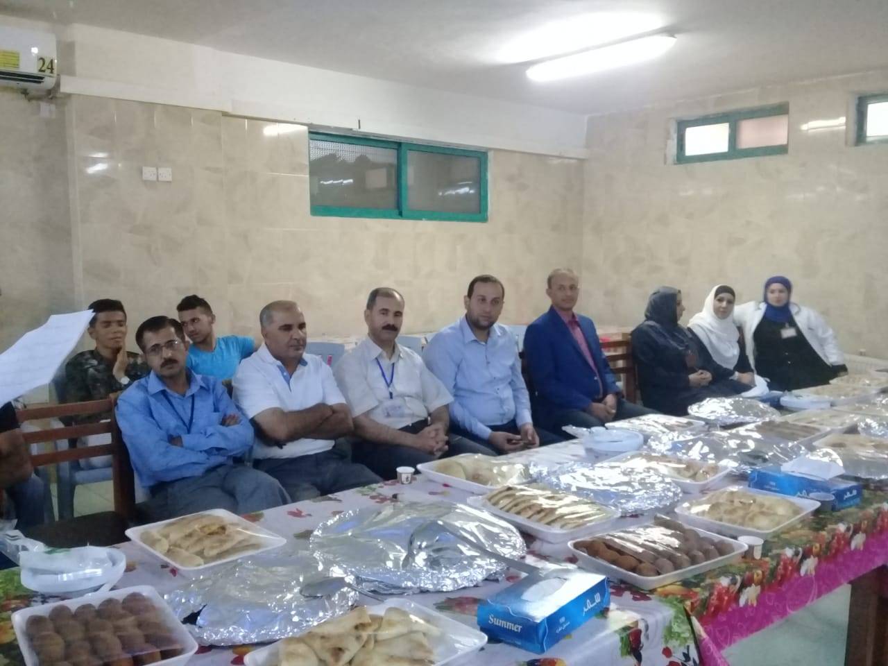 ادارة مستشفى النسائية والاطفال/المفرق تكرم الموظفين المحالين على التقاعد 