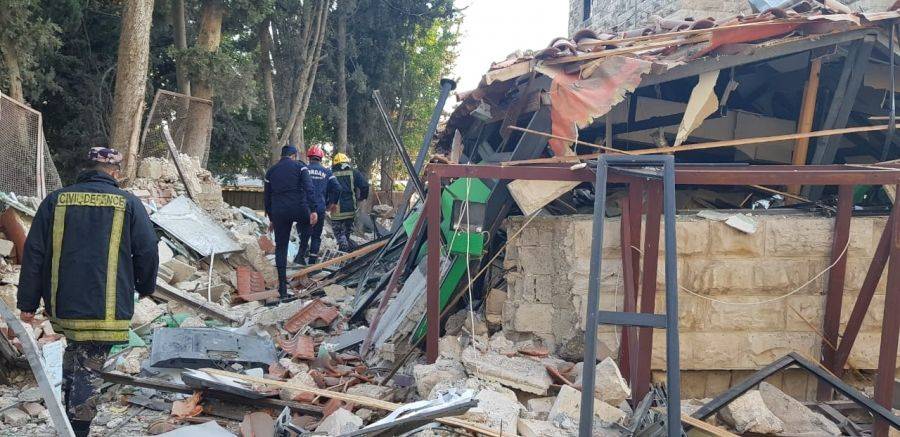 بيان صادر عن الدفاع المدني حول انفجار أسطوانة غاز في احد المطاعم في عمان
