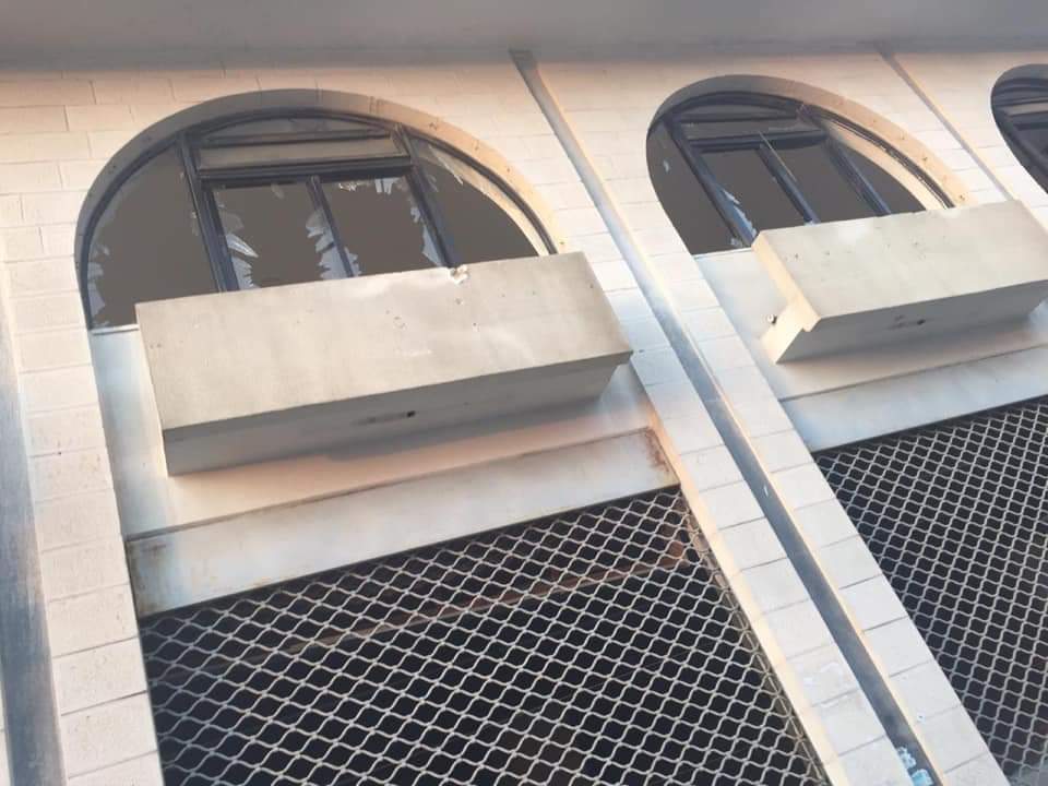 انفجار اسطوانة غاز فى احدى المطاعم بشارع الريمبو 