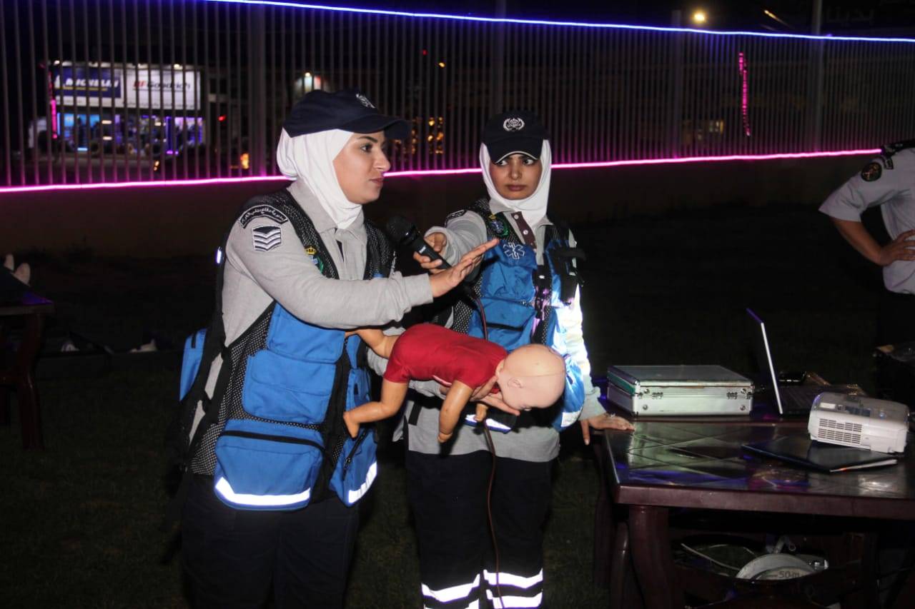 الدفاع المدني يُنظم مبادرة (حياتك بتهمنا) في محافظة الكرك