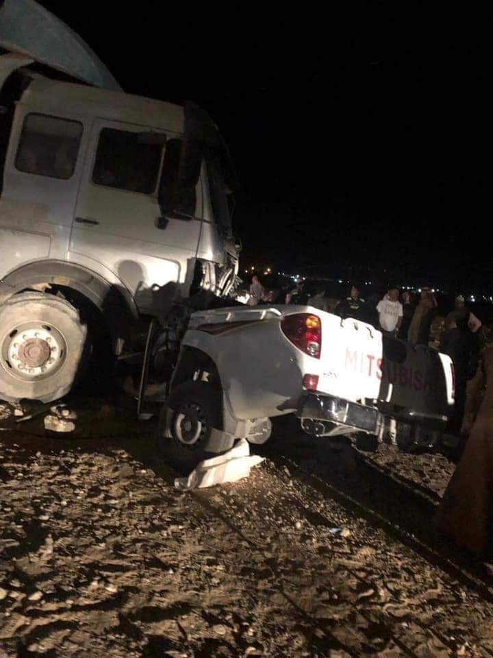 وفاة شخص وإصابة اخر اثر حادث تصادم في منطقة جرف الدراويش