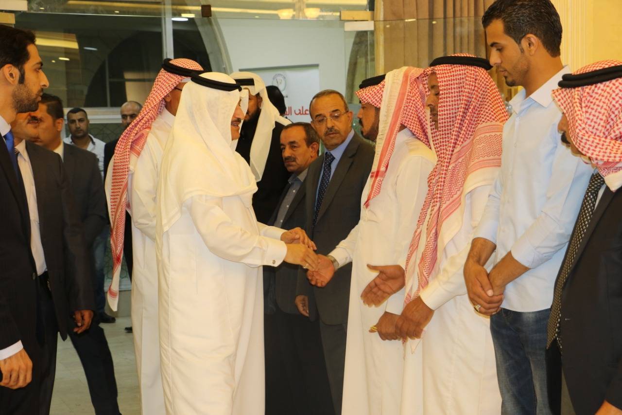 السفير السعودي لدى الاردن يقدم واجب العزاء بوفاة نقيب المعلمين