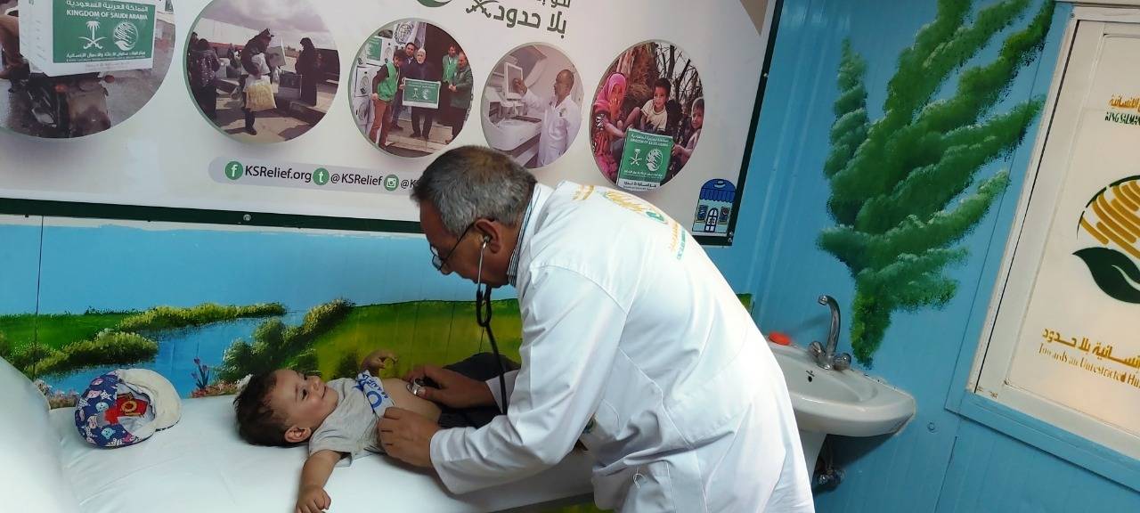 عيادات مركز الملك سلمان للإغاثة تقدم العلاج لاكثر من(15) الف حالة مرضية في مخيم الزعتري خلال شهر اغسطس من العام 2019 م  