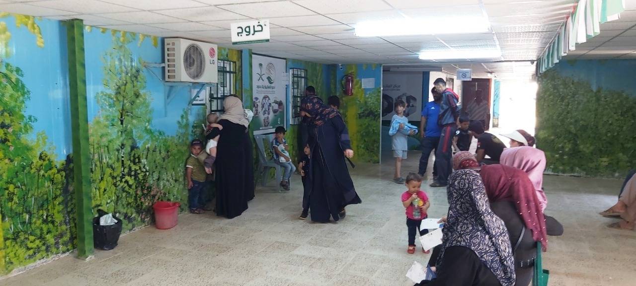 عيادات مركز الملك سلمان للإغاثة تقدم العلاج لاكثر من(15) الف حالة مرضية في مخيم الزعتري خلال شهر اغسطس من العام 2019 م  
