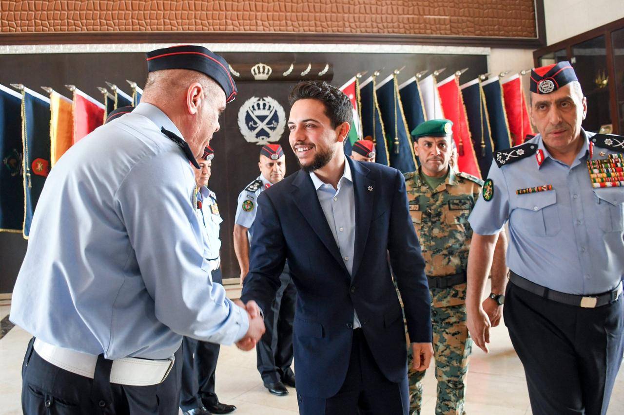 ولي العهد، يزور مديرية الأمن العام .. فيديو 