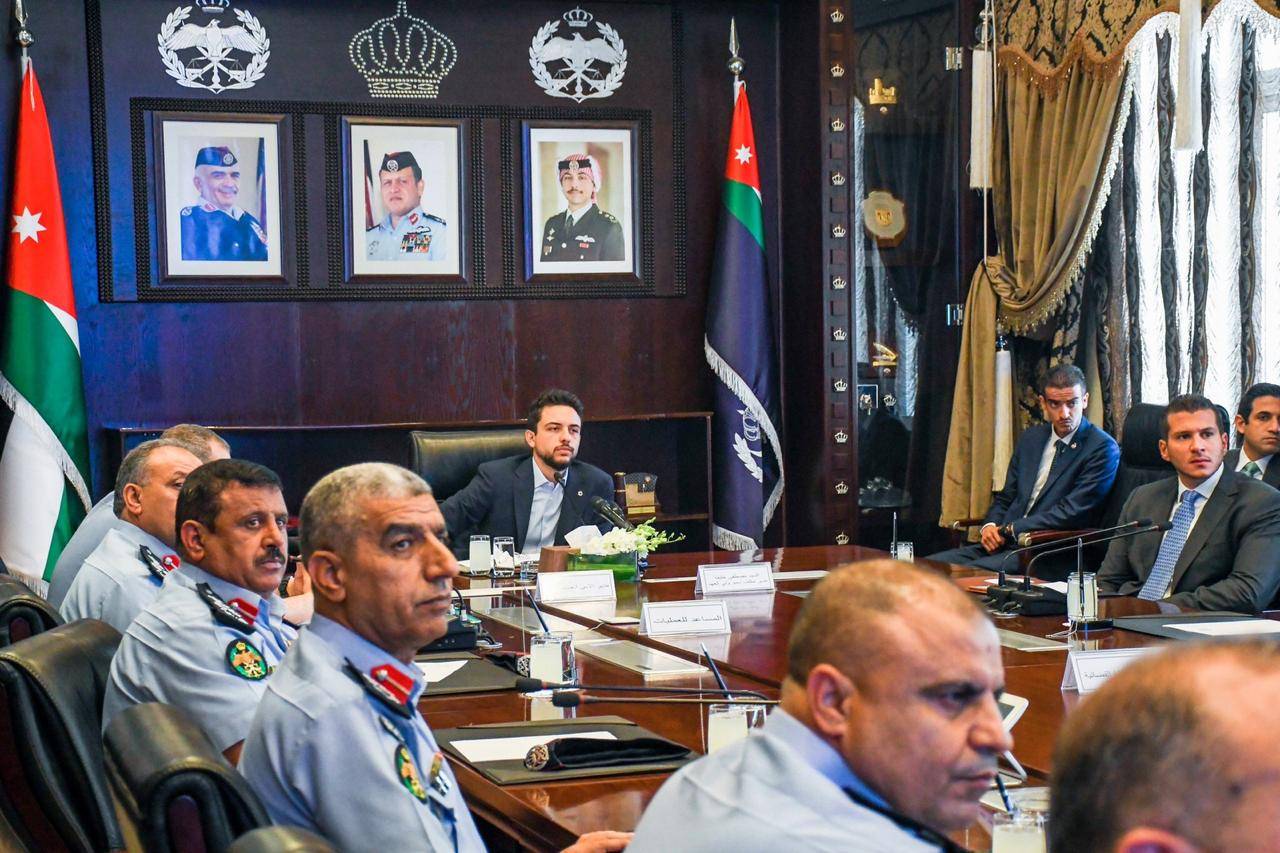 ولي العهد، يزور مديرية الأمن العام .. فيديو 