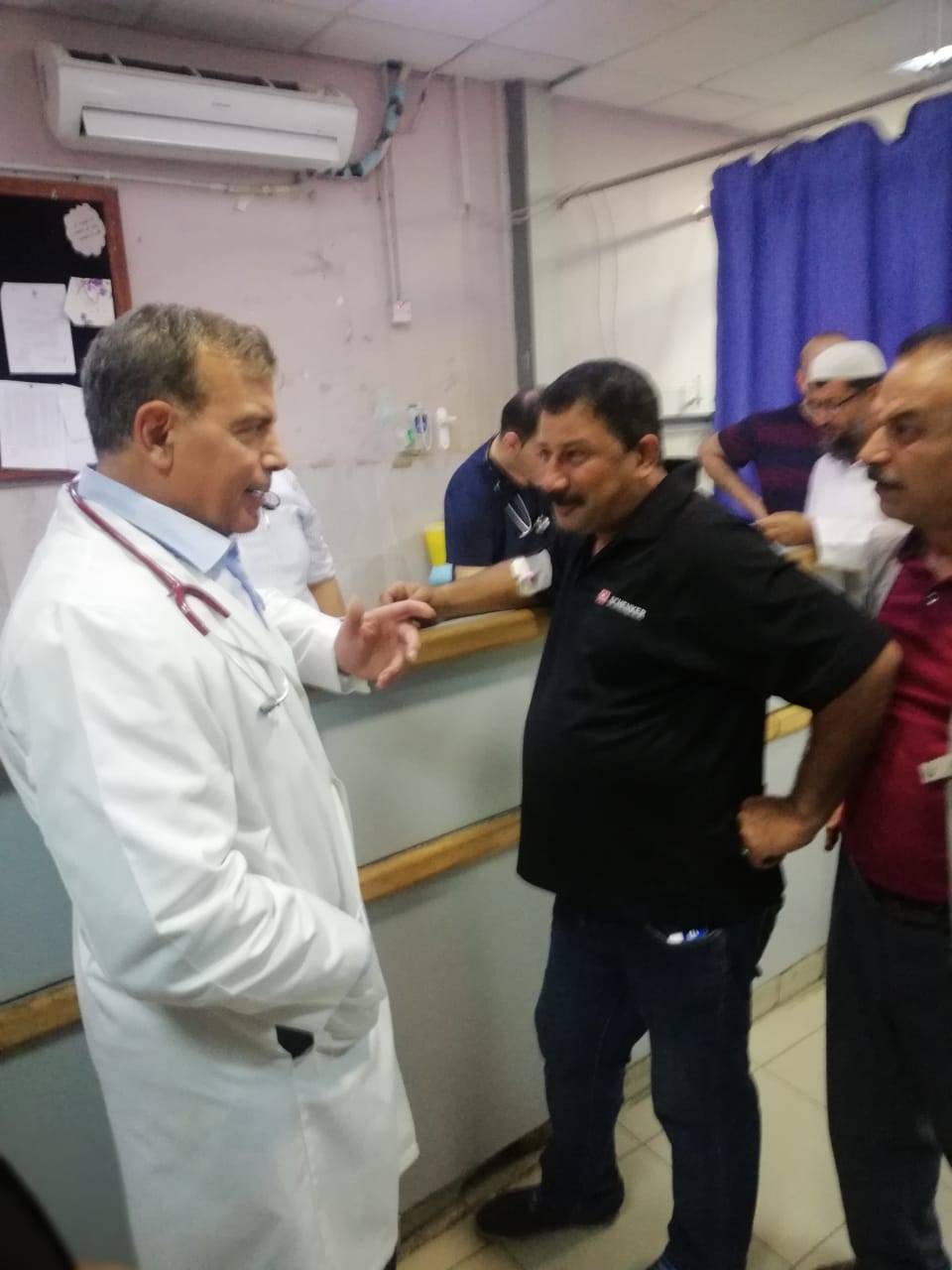 وزير الصحة سعد جابر يبدأ بالعمل كطبيب 