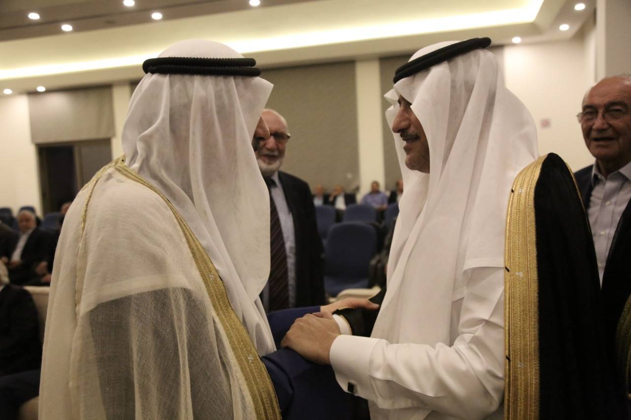 سمو سفير خادم الحرمين الشريفين لدى الأردن يقدم واجب العزاء لرئيس الوزراء الأردني الاسبق طاهر المصري