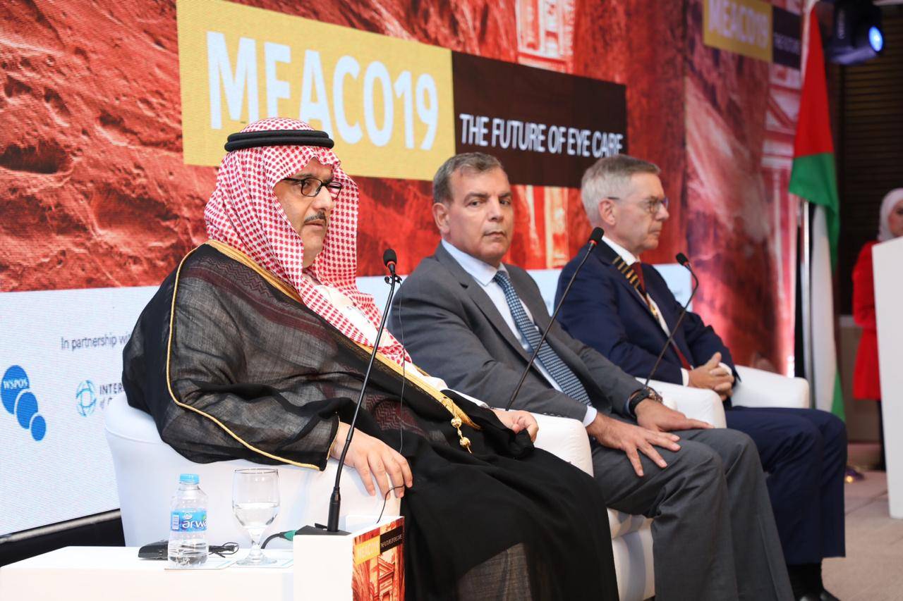الأمير عبدالعزيز بن أحمد يشهد افتتاح أعمال المؤتمر الدولي الرابع عشر لمجلس الشرق الأوسط و إفريقيا لطب و جراحة العيون ( مياكو) في الأردن