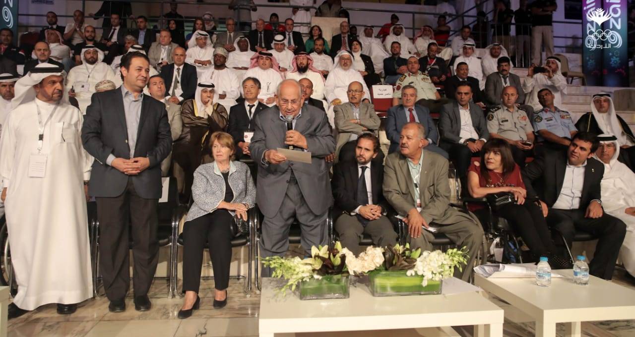 سمو الامير رعد بن زيد يفتتح دورة ألعاب غرب آسيا البارالمبية