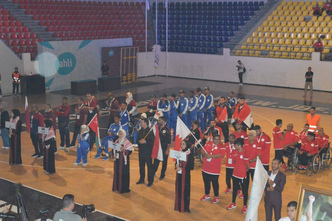 سمو الامير رعد بن زيد يفتتح دورة ألعاب غرب آسيا البارالمبية