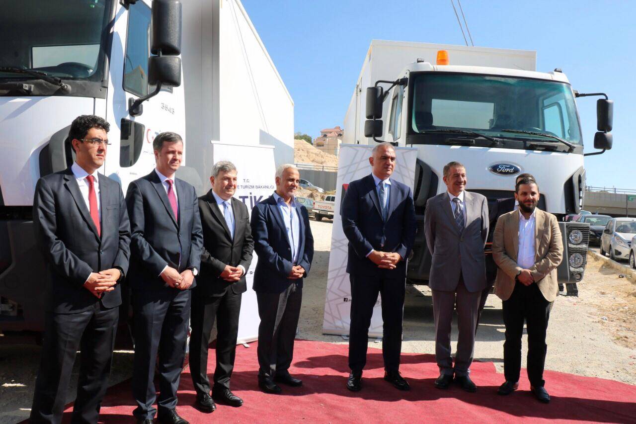 تبرع تركي بثلاث شاحنات للهيئة الخيرية الأردنية الهاشمية