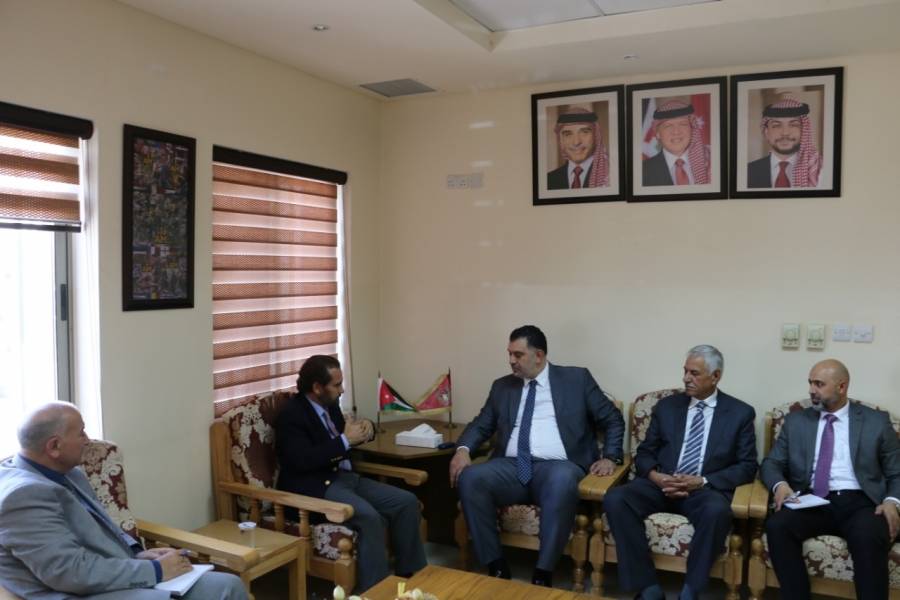 الامير مرعد يؤكد على أهمية العلاقة التشاركية والتكامل بين المؤسسات الوطنية خلال لقائة البطاينه