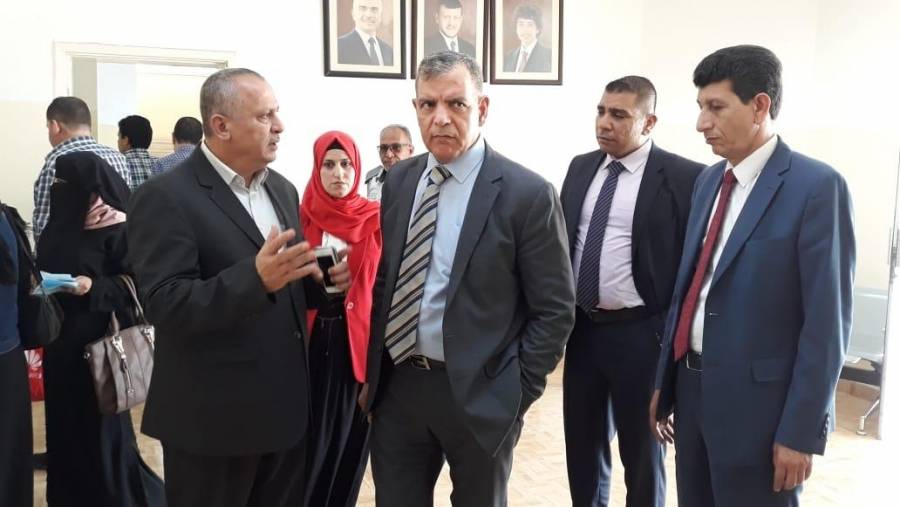 جابر يتفقد عيادات  البتراوي التابعة لمستشفى الزرقاء الحكومي