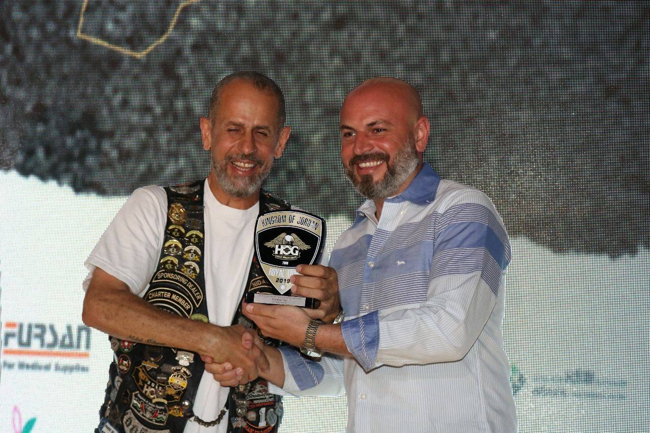 كامبل غراي ليڤينغ عمّان يرعى الجولة الملكية لهارلي ديفيدسون لعام 2019 