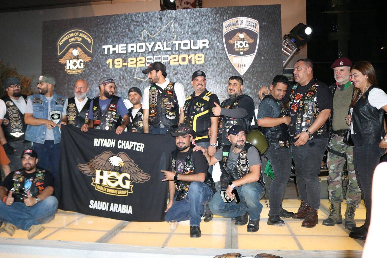 كامبل غراي ليڤينغ عمّان يرعى الجولة الملكية لهارلي ديفيدسون لعام 2019 