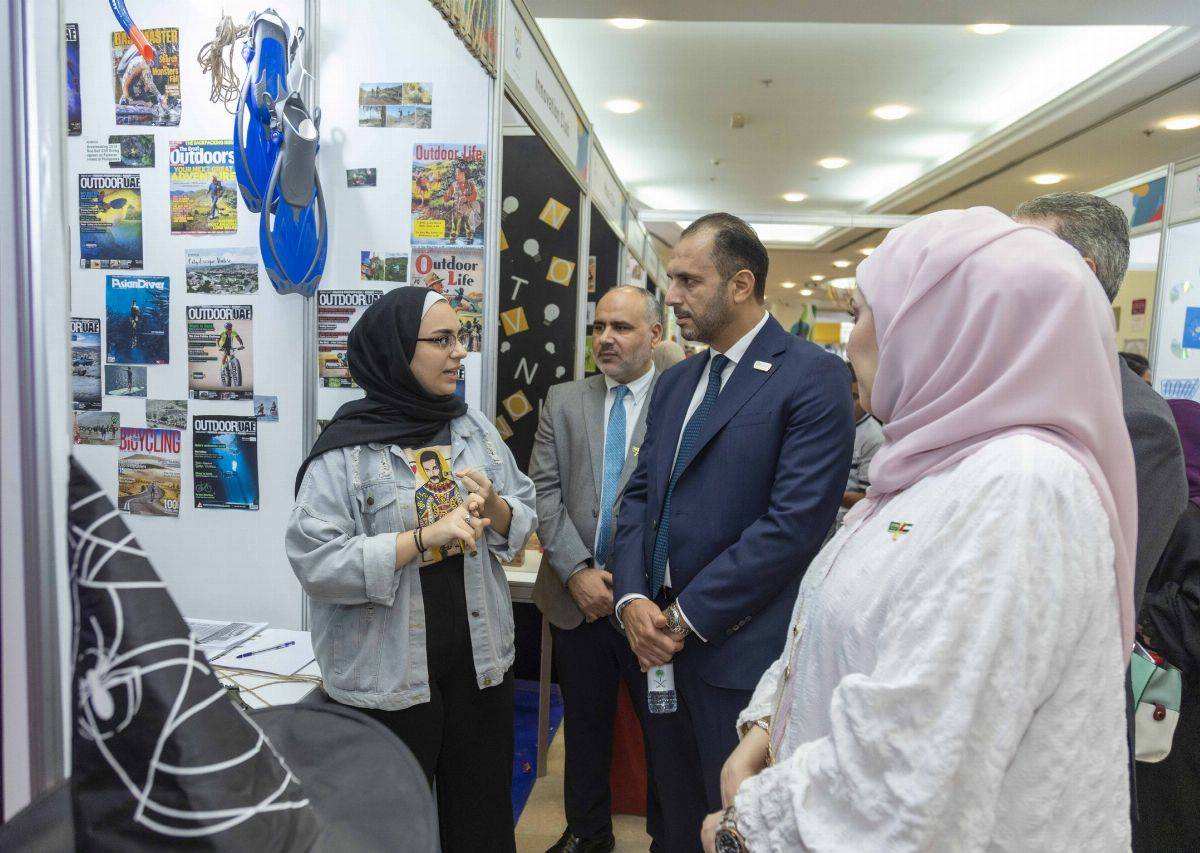 انطلاق معرض الأندية الطلابية في جامعة عجمان