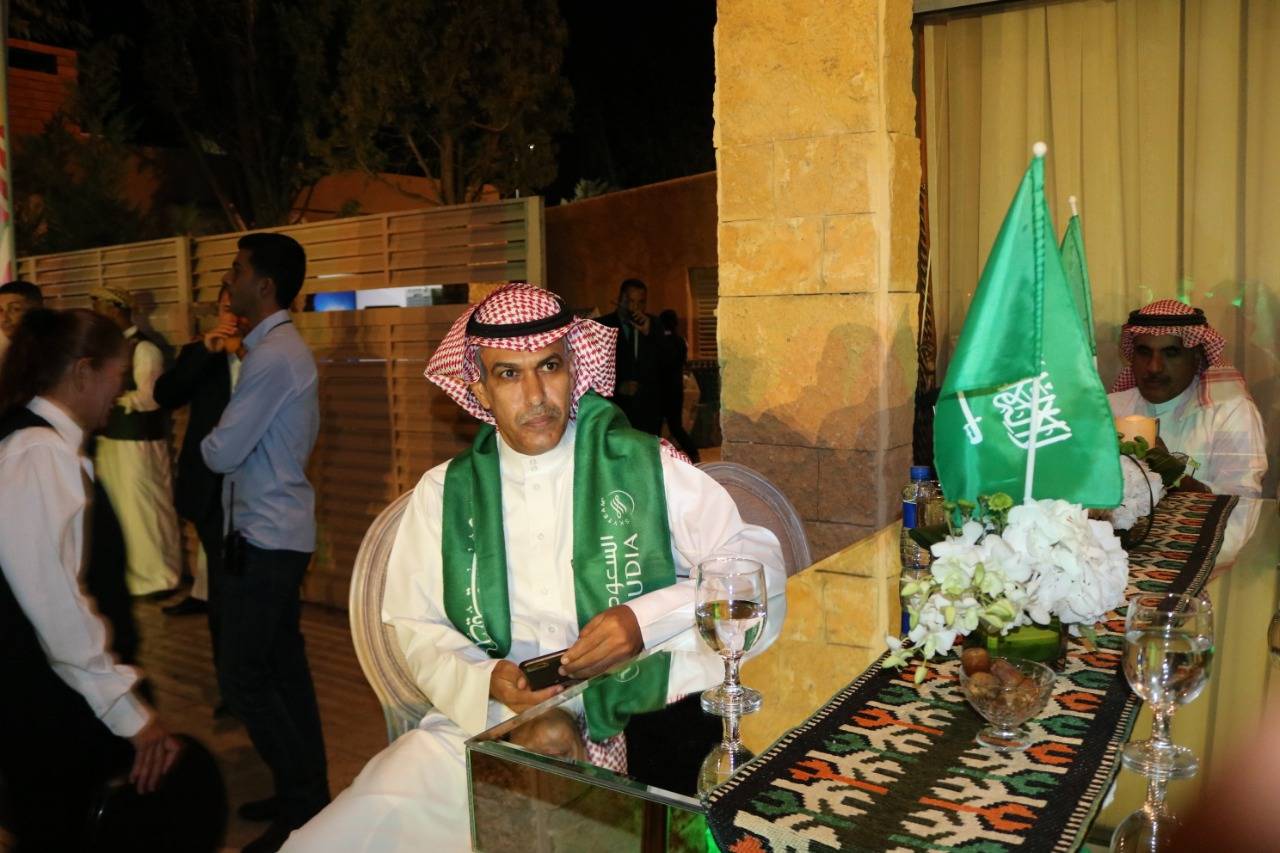 سفارة المملكة في الأردن تحتفل بذكرى اليوم الوطني الـ 89
