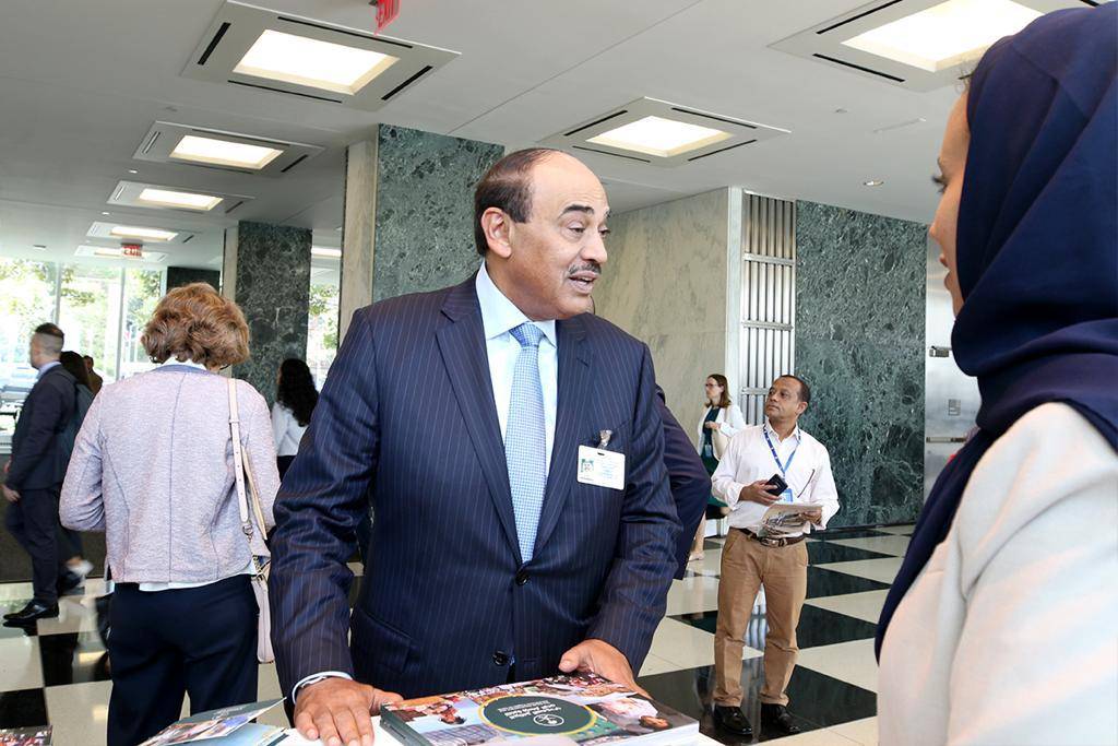 إشادة يمنية وعالمية بجهود المملكة التنموية *مسؤولون سعوديون ودوليون يزورون جناح إعمار اليمن في نيويورك