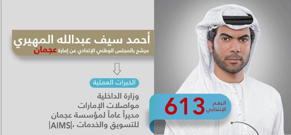 العرس الإنتخابي في عجمان تنافس بين المرشحين رافعين شعار الوطن في برامجهم الإنتخابية 