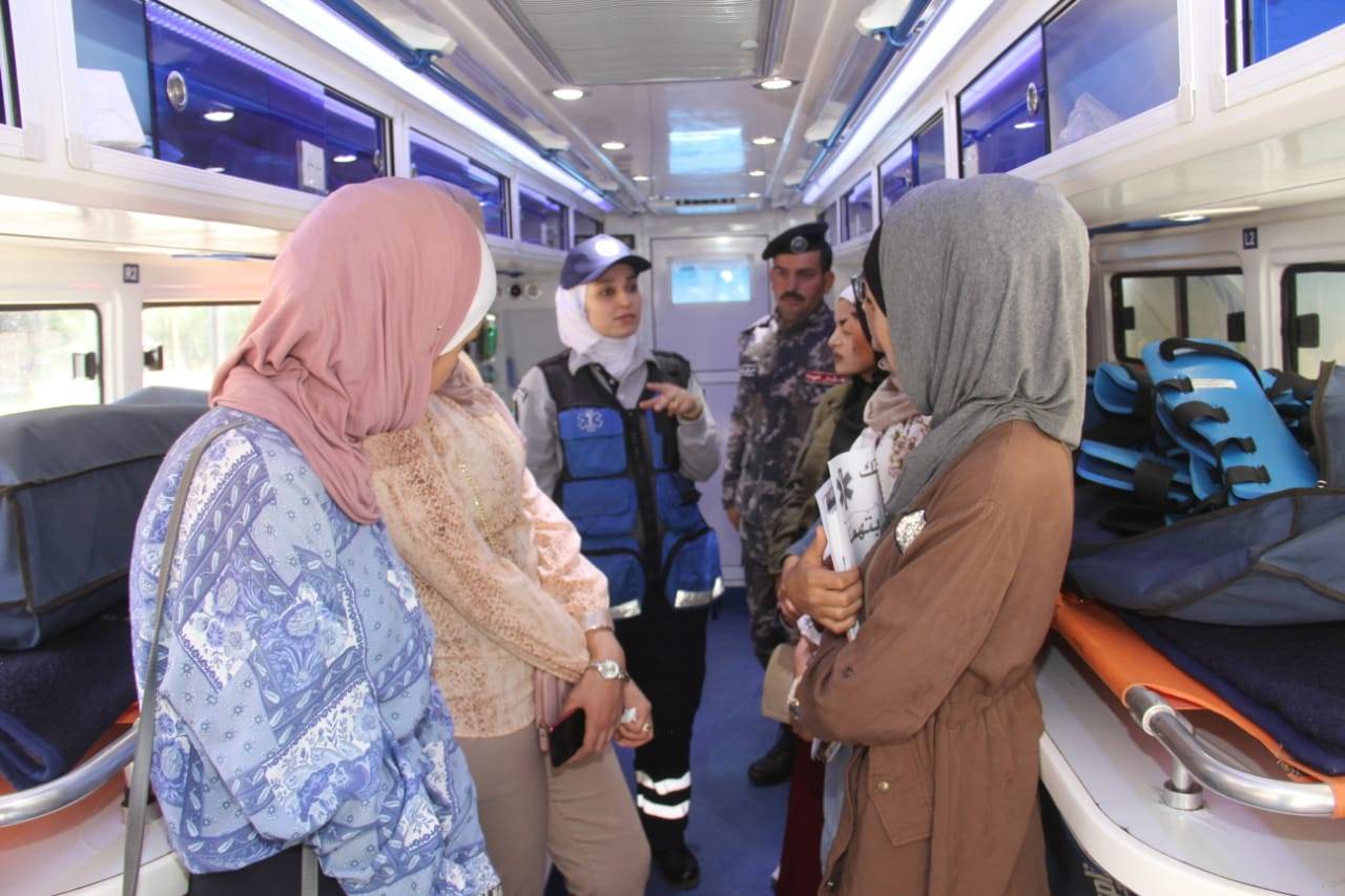 الدفاع المدني يُنظم مبادرة (صحتك بتهمنا) في محافظة معان