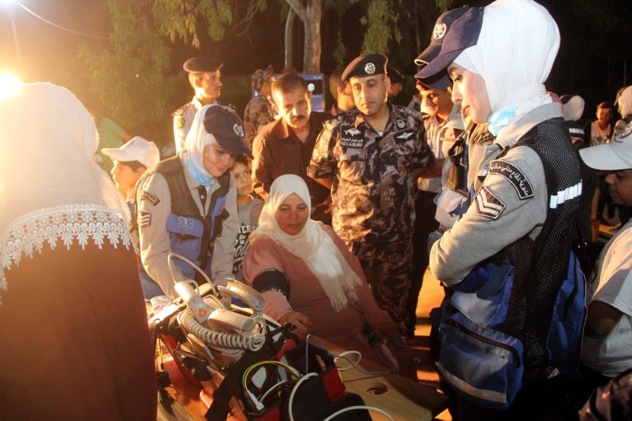 الدفاع المدني يُنظم مبادرة (صحتك بتهمنا) في محافظة مادبا