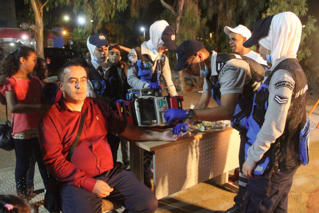 الدفاع المدني يُنظم مبادرة (صحتك بتهمنا) في محافظة مادبا