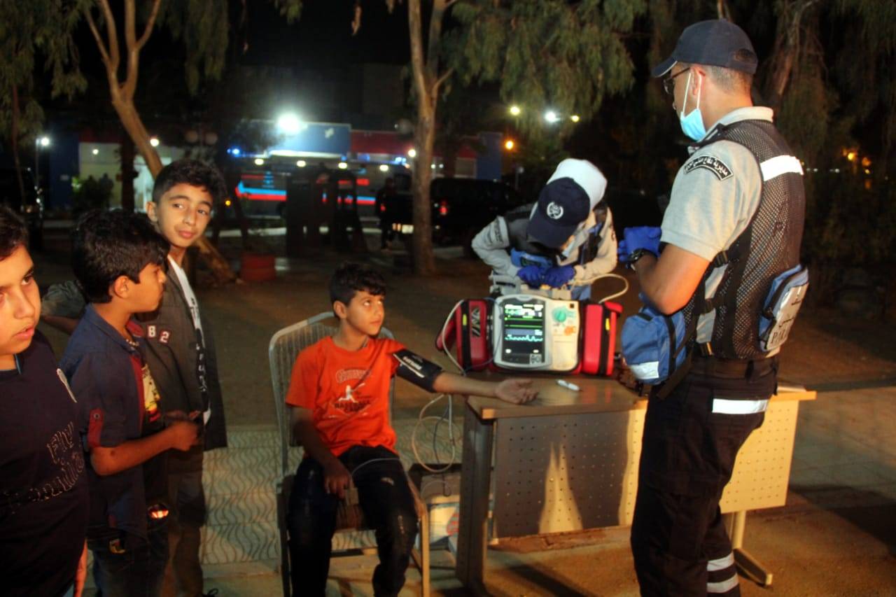 الدفاع المدني يُنظم مبادرة (صحتك بتهمنا) في محافظة مادبا