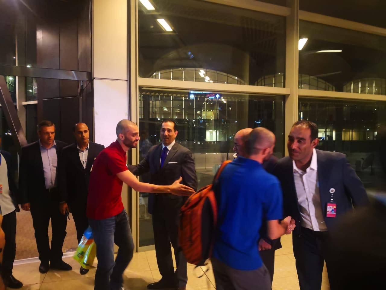 وصول المواطنين الأردنيين عبدالرحمن  علي حسين وثائر  حسام مطر اللذين كانا قد اعتقلا في مصر منذ عشرة ايّام. 