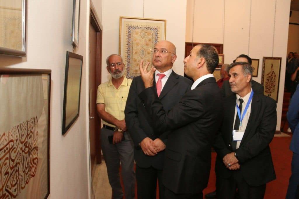 افتتاح المهرجان الهاشمي الاردني للخط العربي والزخرفة الاسلامية 
