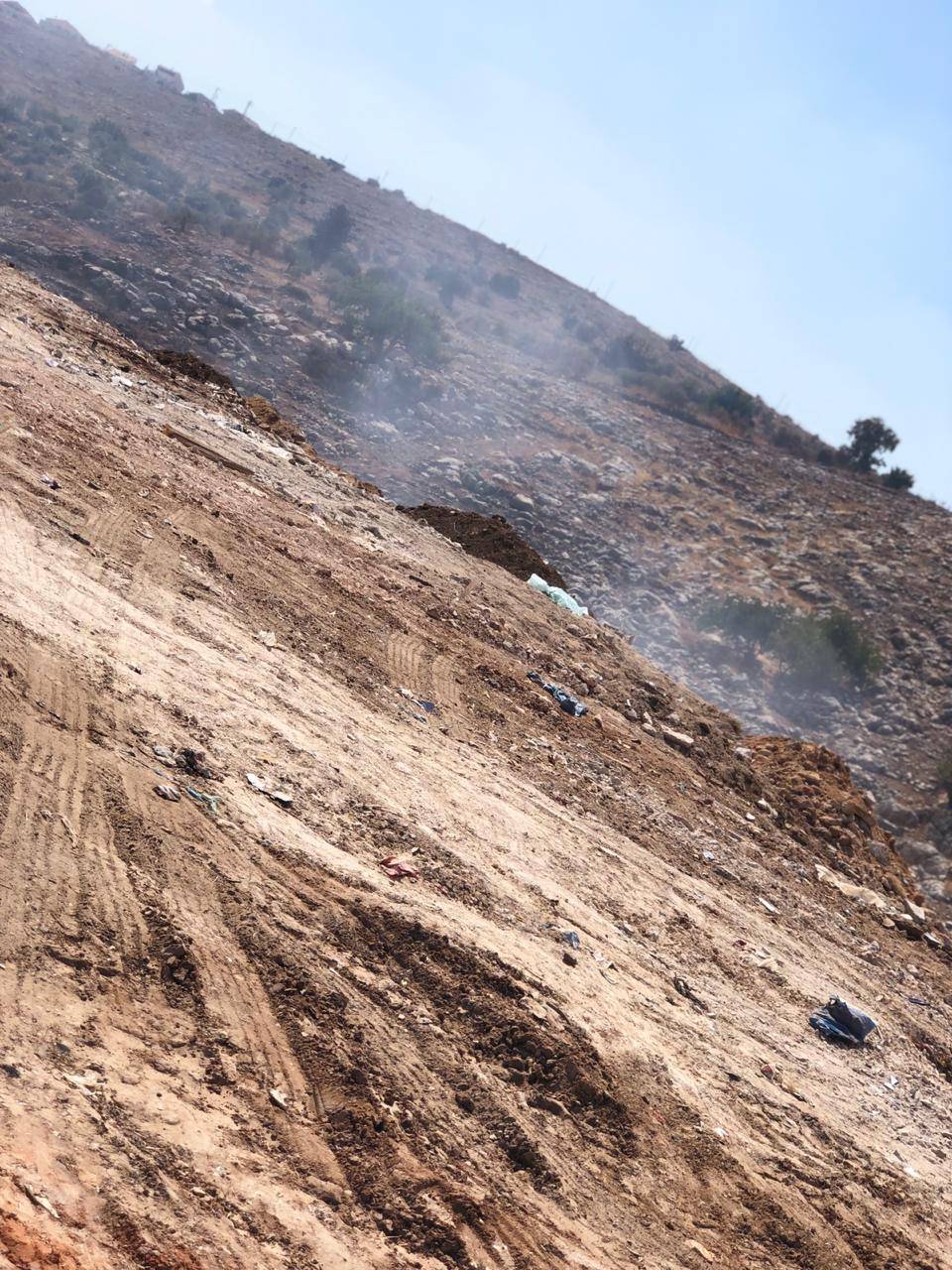 إغلاق موقع لتهريب النفايات الإسرائيلية في بلدة نعلين