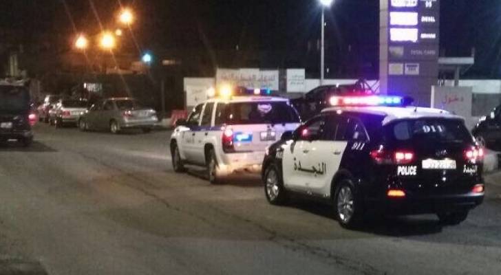 إصابة أحد أفراد التنفيذ القضائي أثناء القاء القبض على شخص في اربد