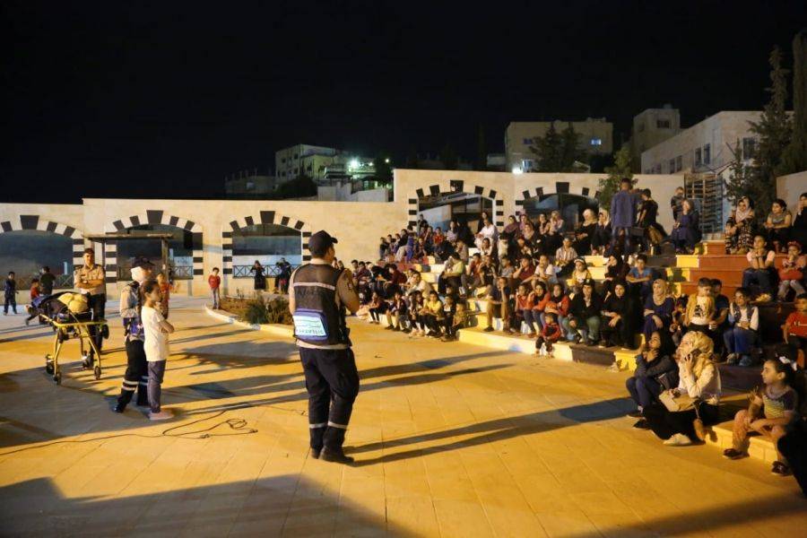 الدفاع المدني يُنظم مبادرة (صحتك بتهمنا) في محافظة الزرقاء